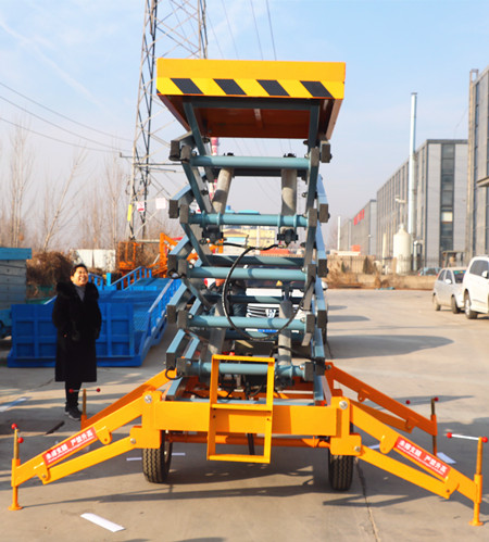 拖車剪叉式防爆升降平臺